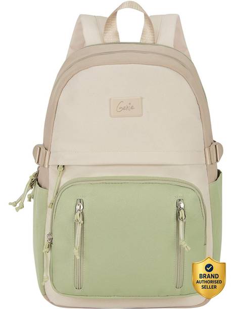 Genie Small 18 L Laptop Backpack Lit Casual Backpack-Olive
