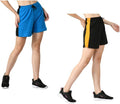 Pack of 2 Color Block Women Multicolor Basic Shorts, Ca...