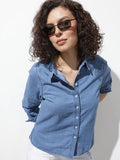 Women Regular Fit Solid Casual Shirt