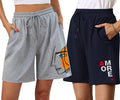 Pack of 2 Solid Women Multicolor Basic Shorts
