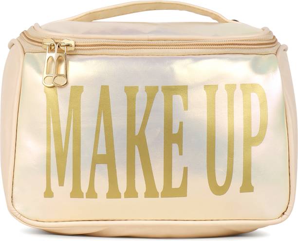 Astute Women Beige Cosmetic Bag
