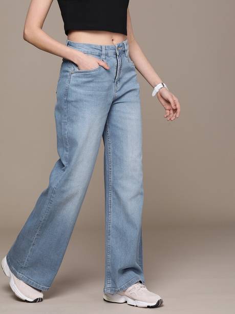 Women High Rise Light Blue Jeans