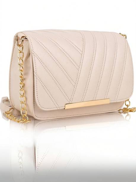 SPOTIC Beige Women Sling Bag - Mini SPT-WOMEN---050-CREAM