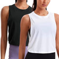 Casual Sleeveless Solid Women White, Black Top