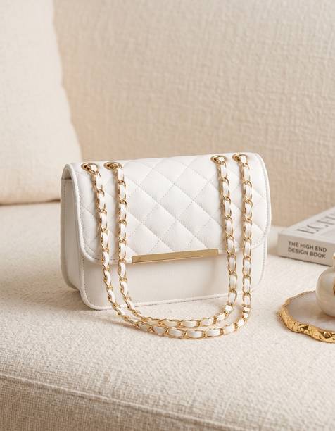 CHIC CHARMSZ White Women Sling Bag White Trendy Shoulder Bag for Wom...