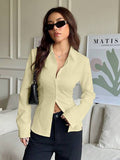 Women Comfort Fit Solid Casual Shirt