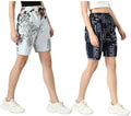 Pack of 2 Printed Women Multicolor Regular Shorts